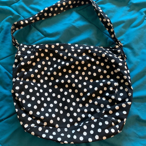 Merona Black & White Polka Dot Purse - Picture 2 of 3